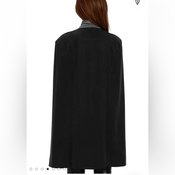 Mink Pink Girl Boss Washed Black Cape - Picture 6 of 7